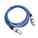 For Amplifier Microphone 3 Pin XLR Male to Female Audio Extension Cord Line