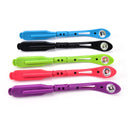Book Light LED Booklight Travel Books Reading Lamp Clip On Folding Portable LJ
