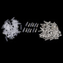 100x 4.8mm Crimp Terminal Female Spade Connector 22-16AWG w/ Insulating Sleeve Z