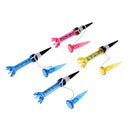 8 Pieces 80mm Plastic Magnetic Golf Tees With Anchor Random Color Golf