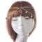 Boho Tassel Crystal Leaf Metal Headband Head Piece Hair Band Chain Jewelry