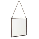 2 Sided Hanging Glass Display Frame for Photo Picture Specimen 14x16cm