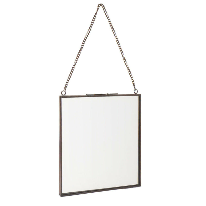 2 Sided Hanging Glass Display Frame for Photo Picture Specimen 14x16cm