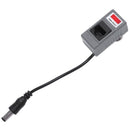 2 x CCTV Camera UTP BNC Male to RJ45 5.5x2.1MM Power Video Balun TransceiverF8C3