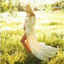 Maternity Dress For Photography Boat Neck Dress Maternty Off Shoulder Long