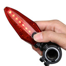 Anti Theft USB Charging External Alarm Horn Bike Light Portable Turn Signal