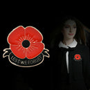 Red Poppy Flower Brooch Pin Broach Lapel Enamel Remembrance Badge Banquet Gift !