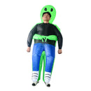 Kids Green Ghost Inflatable Costume Props for Halloween Stage Performance