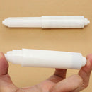 White Plastic Replacement Toilet Roll Holder Roller Insert Spindle Spring â„–[
