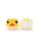 Cute Yellow Duck Contact Lenses Lens Case Holder Box Portable Travel Kit Set  JR