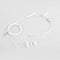White In Ear Stereo Air Tube Anti-radiation Headset Radiation Proof Hea VNL