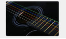 New A Set 6pcs Rainbow Colorful Color Strings For Acoustic Guitar Hot Accessory