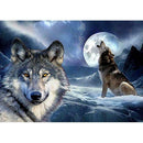 5D DIY Full Drill Diamond Painting Snow Wolves Cross Stitch Embroidery Kits