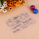 DIY Coffee Rabbit Clear Silicone Seal Stamp Scrapbooking Album Card Decor