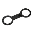 2 Pieces Snorkel Strap Keeper Lock Kit Clip Diving Accessories Silicone