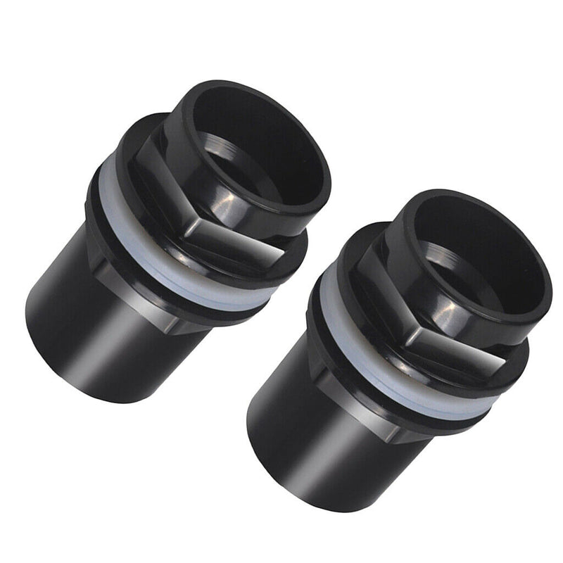 2x Aquarium Tank Pipe Tubing Joint Connector Coupler Adapter 20mm Dia