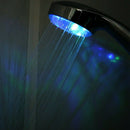 Shower head new quality shower colored with 5 LED lights in blue and red gr