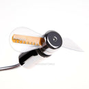 Desktop Mini Flexible Gooseneck LED Clock USB Fan For PC Notebook Time Di hv2n