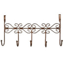 Hat Bag Towel Coat Clothes Over Door Bathroom Hanger Hanging Rack Holder 5  N5I2