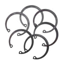 6 pcs Internal Circlip Snap Ring Metal Black 45x51mm L9D6