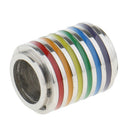 Charms Stainless Steel Pendant DIY Necklace Pride Pendant Rainbow Jewelry