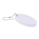 Yachting Boating Kayak Floating Key Chain Keyring - Surfboard Shape White