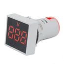 22MM AC 12-500V Voltmeter Square Panel LED Digital Voltage Meter Indicator