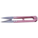 Cross needle Sharp Spring Thrum Yarn Scissors Pink F3T9