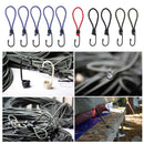 10 Pcs Elastic Bungee Cord Rope Hook for Luggage Tarp Roof Rack Tie Down