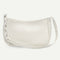 Pure Soft Leather Women Handbag Small Underarm Shoulder Totes Bag (Beige)