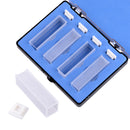 4Pcs 3.5ml 10mm Cuvette Cell Spectrometer Micro Optical Quartz Cuvettes with Lid