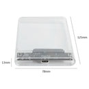 2.5 inch SATA HDD SSD Mobile Enclosure Transparent USB 3.1 Type-C Hard Drive Box