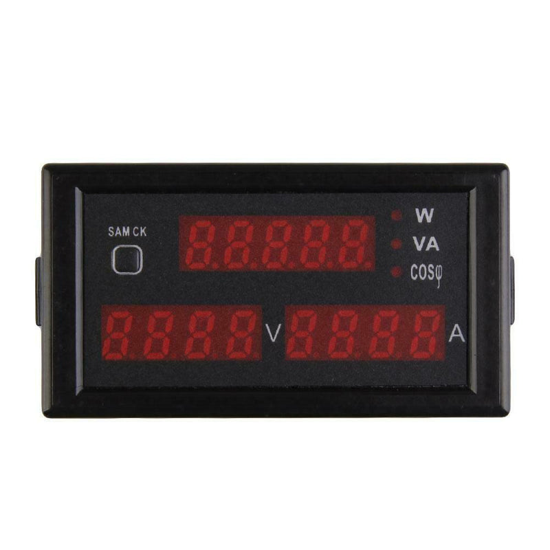3in1 Voltage Current Power Panel Meter LED Digital Gauge AC 100A/80-300V