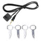 Black Auto Vehicle AUX Cable AUX Receiver Adapter For FORD FOCUS
