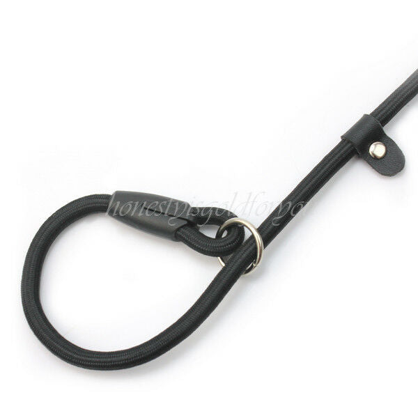 Casual 54" Strong Nylon Rope Pet Dog Training Leash Walking Lead Collar Black