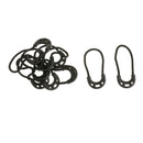 10pc Zip Puller Zipper Pull Cord Fastener Replacement Slider Jacket Backpack