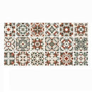 Retro Tile Floor Stickers Bathroom Kitchen Waterproof Wall Decals (HZ025)