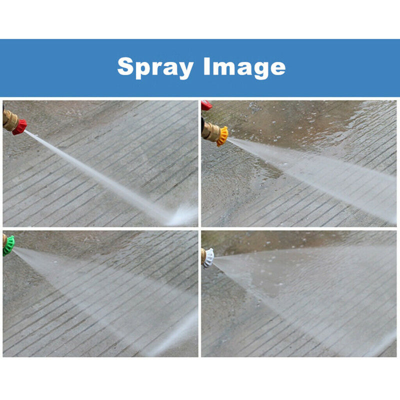 lot 1/4 inch 2.GPM Quick Connect Pressure Washer Spray Nozzle Tips Parts 040