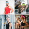 14pcs/set Pure Milk Silk Yoga Headband Sports Fitness Elastic Sweatband A#S