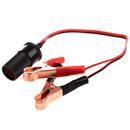 12V car battery clamp car battery terminal clip-on terminals cigarette ligh E1O1