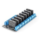 8 Way Solid State Relay Module Board Low Level Trigger 5V DC Output w/Fuse