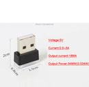 1Pcs USB 5V 34MW LED Light Car Interior Atmosphere Lamp Small 4 Colors Select