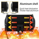 2PCS Waterproof 5inch 72W LED Work Light for Driving Fog Lamp Offroad Truck F9B6