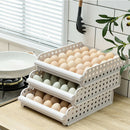 30 Grid Practical Egg Box Portable Egg Rack Stackable Refrigerator Storage S Hn
