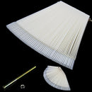 False Nail Art Tips Color Card Transparent White Buckle Ring Practice D GFI