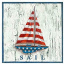 5D DIY Full Drill Diamond Painting Sailing Boat Cross Stitch Embroidery Kit
