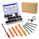 435Pcs Car Retainer Bumper Clips Plastic Fasteners Kit Boxed Auto Rivets Se L7T7