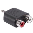 Stereo 3.5mm Male Plug to Dual RCA Female Jack Y Splitter Adapter M4S3