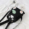 Fashion Cat Print Travel Backpacks Women Canvas Shoulder Top-handle Bags