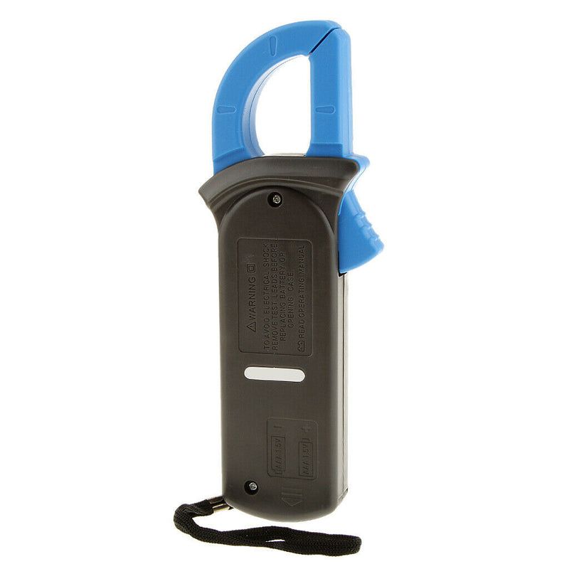 Blue Digital Handheld Clamp Multimeter  Meter DMM CE AC DC Volt Ampere